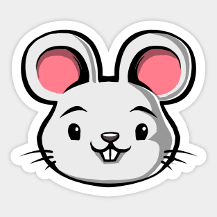 Cute Kids Mouse Sticker